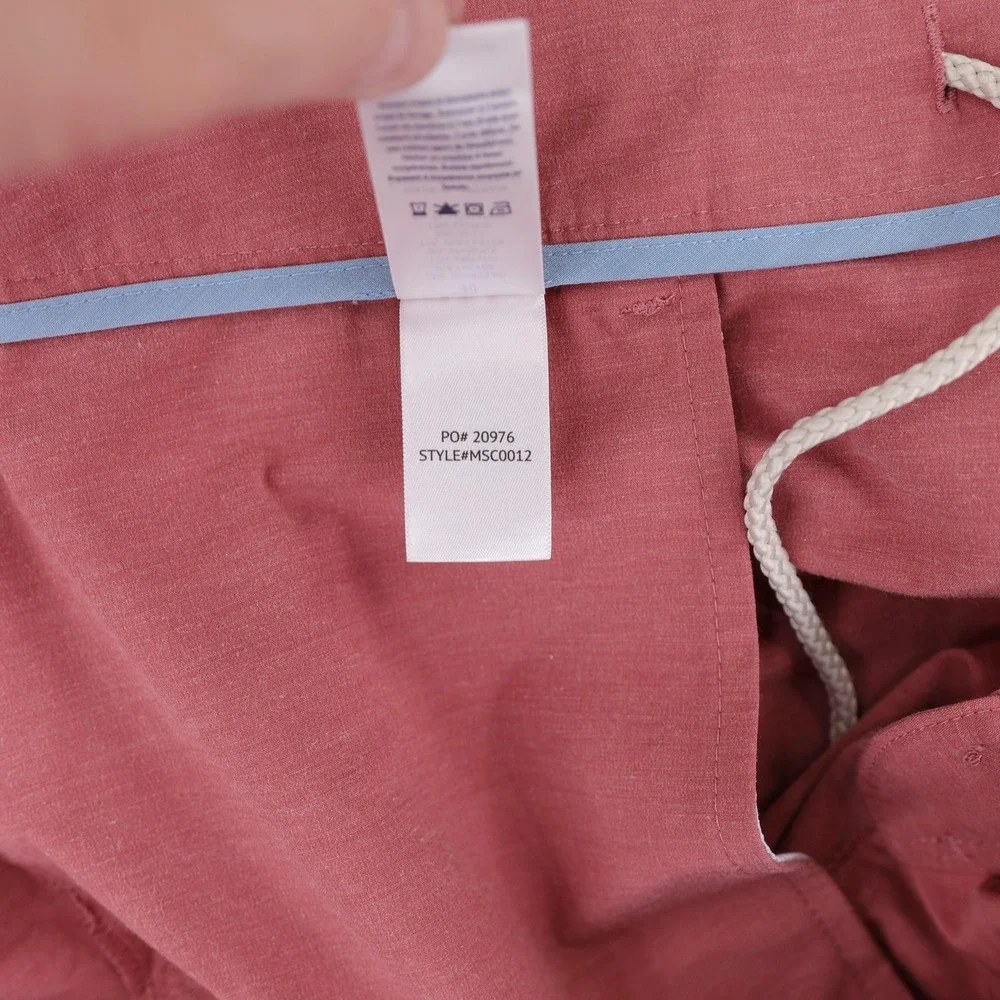 Faherty All Day Shorts Mens 40 Pink‎ Performance Stretch Chino 9